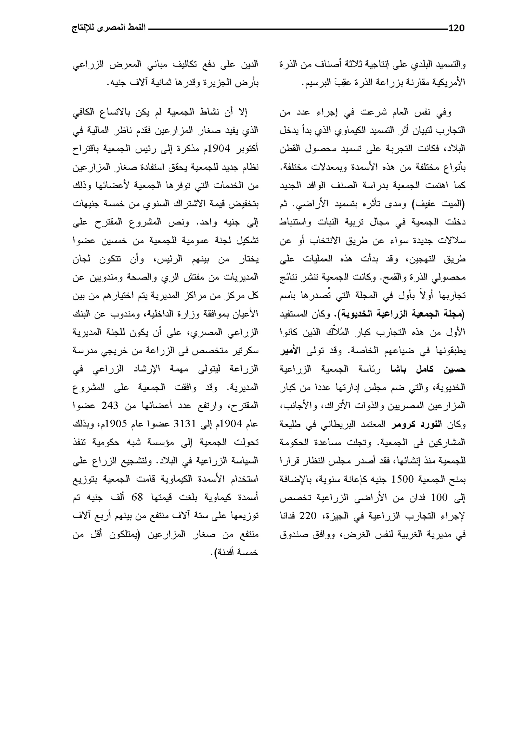 النمط المصري للإنتاج