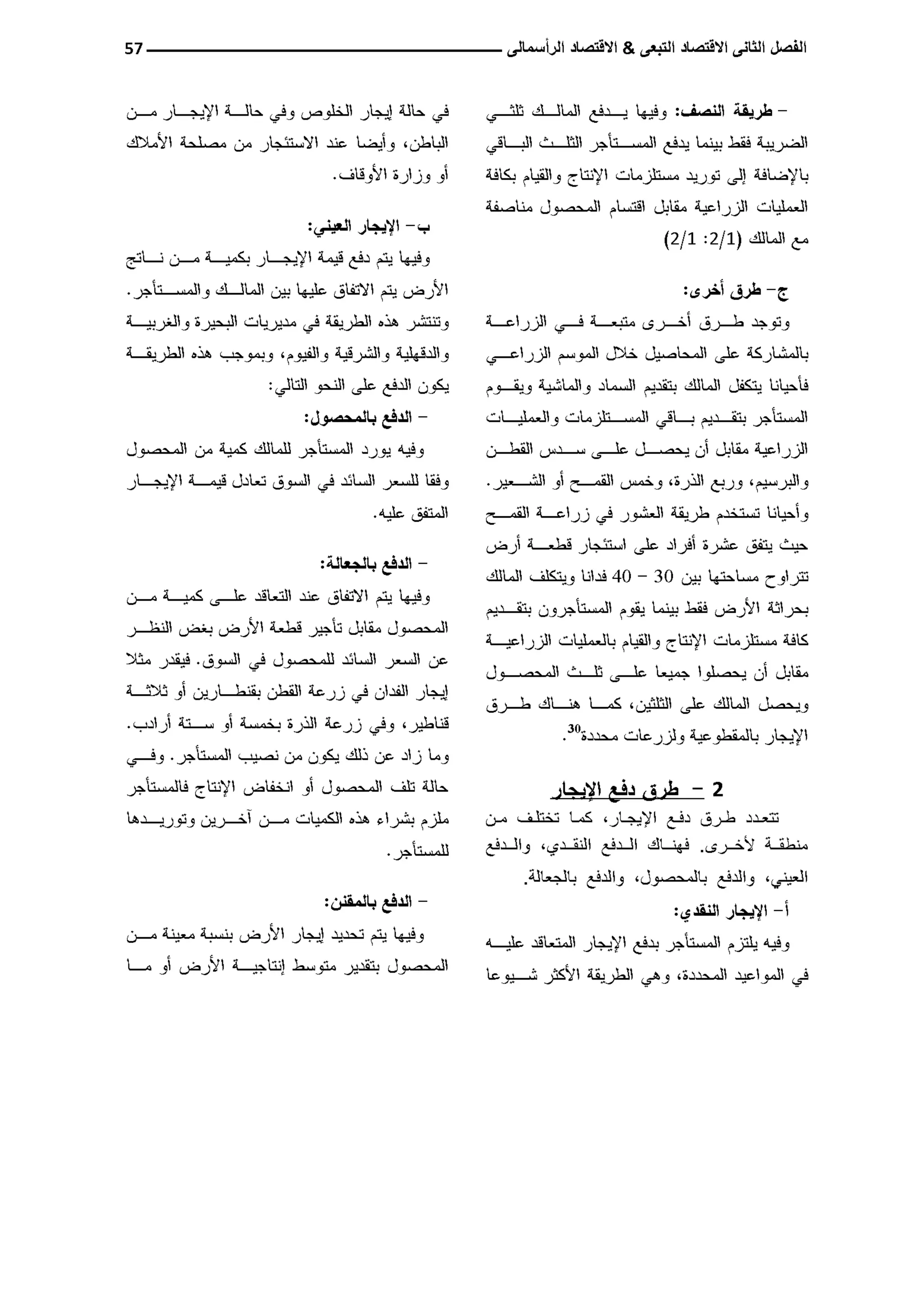 النمط المصري للإنتاج