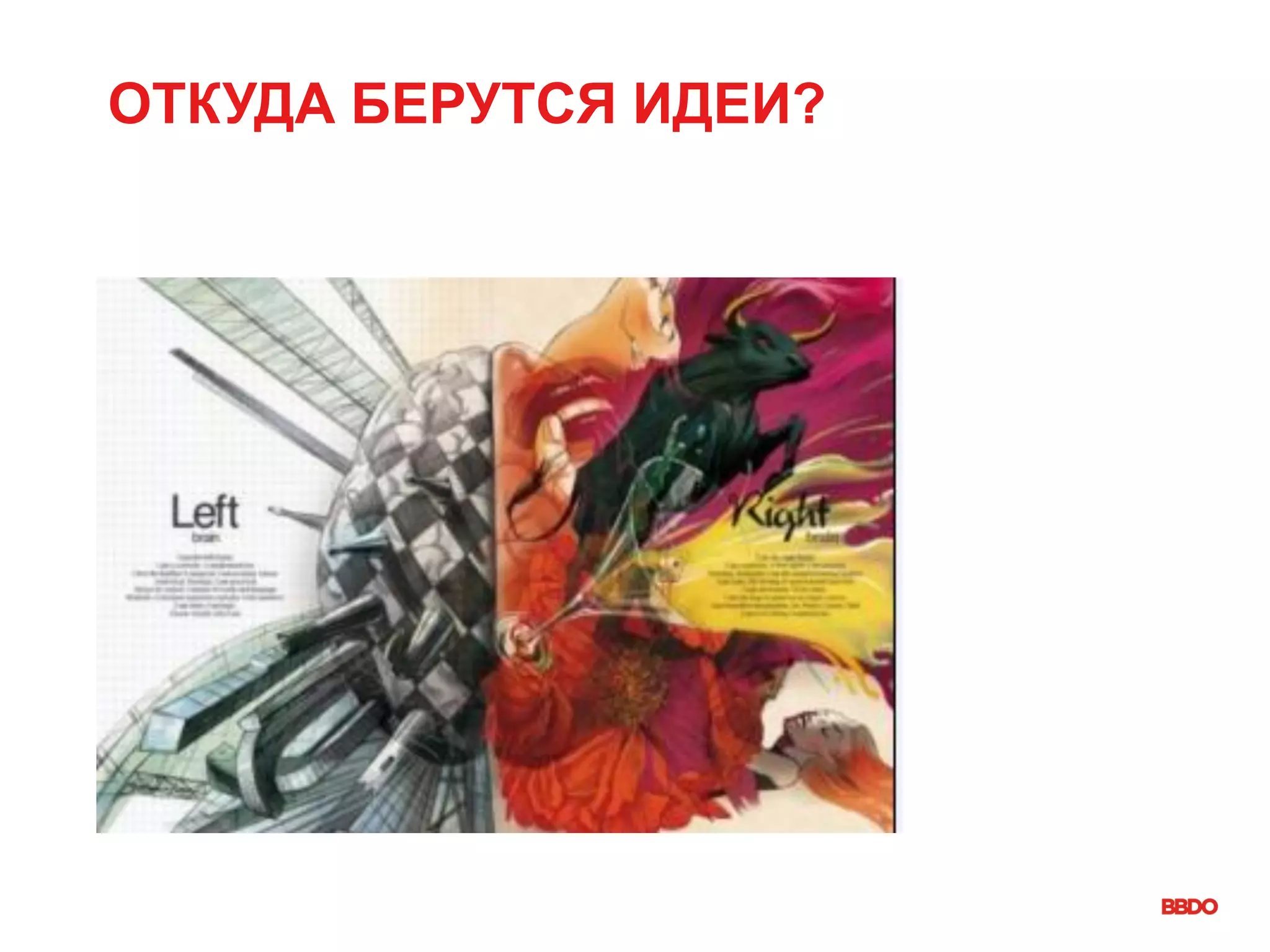 ОТКУДА БЕРУТСЯ ИДЕИ?
 