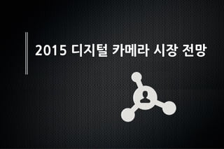 2015 디지털 카메라 시장 전망
 