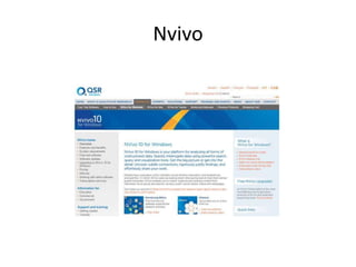 Nvivo
 