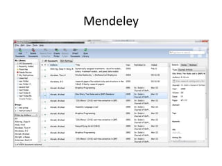 Mendeley
 