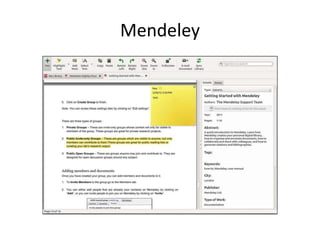 Mendeley
 