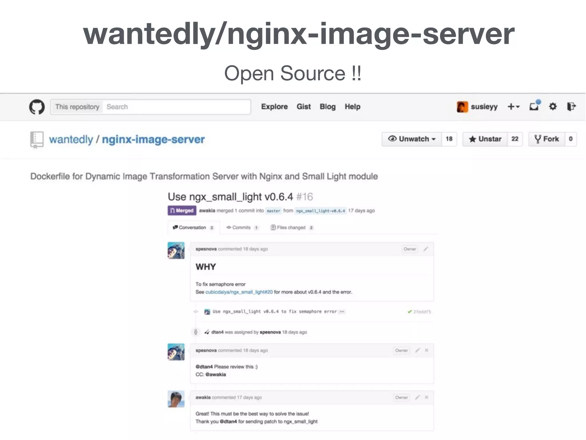 wantedly/nginx-image-server
Open Source !!
 