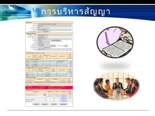 การบริหารสัญญา
 