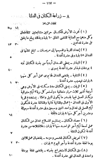 الأحوال الزراعية في القطر المصري  جيرار