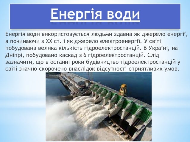 енергія води