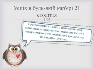 
Успіх в будь-якій кар'єрі 21
століття
 