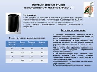 Изоляция фасонных элементов
Существует возможность производства защиты сложных фасонных
элементов с использованием материала Абрис СТ
 