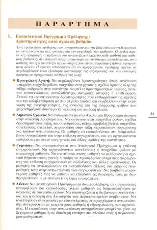 Επιθετικότητα στο σχολείο. Προτάσεις για πρόληψη και αντιμετώπιση.  (Παιδαγωγικό Ινστιτούτο - 2000)