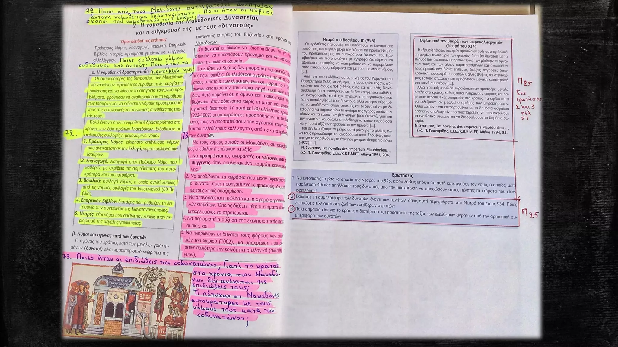 Η νομοθεσία της Μακεδονικής Δυναστείας και η σύγκρουσή της με τους δυνατούς.