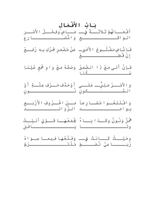 ‫ب‬ُ ‫ببا‬َ‫ل‬ِ‫َف‬‫عبا‬َ‫ف‬ْ‫اَع‬‫ال‬
‫ض‬ٍ ‫ك‬‫مككتا‬َ‫تا‬‫ل‬ُ‫ْع‬‫عكك‬ْ‫بَر‬‫ف‬ِ ‫و‬َ‫تا‬‫ر‬ِ‫مكك‬ْ ‫ح‬‫ال‬
‫ع‬ِ‫م ي‬‫ضككككككككككتار‬َ‫تاَك‬‫مل‬ْ‫ح‬ُ‫واْع‬َ‫تا‬
‫م‬ْ ‫ح‬‫ل‬ُ‫ْع‬ُ‫عككتاْع‬َ‫تاَك‬‫ف‬ْ‫ح‬‫أ‬‫ة‬ٌ ‫و‬‫ِثكك‬َ‫التا‬َ‫ِث‬َ‫تا‬‫فكك‬ِ‫م ي‬
‫ع‬ِ‫م ي‬‫قككككككككككك‬ِ ‫نوا‬َ‫التا‬
‫ن‬ْ‫ح‬‫ع‬َ‫تاَك‬‫ر‬ٍ ‫ك‬‫م‬َ‫تا‬‫ض‬ْ‫بَر‬‫م‬ُ
‫ك‬ٍ ‫ر‬َّ‫ت‬‫م‬ُ‫فو‬‫ه‬ِ ‫ب‬ِ‫ع‬ْ‫بَر‬‫ك‬‫فك‬ِ ‫ر‬ُ‫فو‬ ‫ض‬ِ‫ملتا‬ْ‫ح‬َ‫فتاتا‬َ‫تا‬‫ح‬ُ
‫كنو‬‫ك‬‫ت‬ُ‫ْع‬‫ف‬ْ‫ح‬‫م‬َ‫تا‬‫ك‬‫ك‬‫ي‬ِ‫خ‬َ‫تا‬‫ال‬
‫ن‬ْ‫ح‬‫ِإ‬‫ع‬ْ‫بَر‬‫ككككككككككك‬‫طك‬ِ ‫ق‬ُ‫ْع‬
‫ه‬ُ‫فو‬‫م‬ُّ‫ض‬َ‫تاَك‬‫و‬َ‫تا‬‫ع‬ْ‫بَر‬‫م‬َ‫تا‬‫و‬ِ‫وا‬َ‫تا‬‫ع‬ٍ ‫و‬‫ج‬َ‫تا‬ْ‫ح‬‫نتا‬َ‫تا‬‫حي‬ّ‫عاَن‬ُ‫فو‬ ‫ن‬ْ‫ح‬‫فنإ‬َ‫تا‬‫أت ى‬‫ع‬ْ‫بَر‬‫م‬َ‫تا‬‫ذا‬َ‫تا‬‫ي‬ُ‫فو‬‫م‬ِ ‫ض‬َّ‫ت‬‫ال‬
‫نتا‬َ‫تا‬‫ك‬ّ‫هَر‬‫سككككككككككككك‬ُ

‫ذف‬ْ‫ح‬‫ح‬َ‫تاَك‬‫و‬ْ ‫ح‬‫أ‬‫ف‬ِ ‫ر‬ْ‫بَر‬‫ك‬‫حك‬َ‫تاَك‬‫ة‬ٍ ‫ك‬‫لك‬َّ‫ع‬ِ ‫و‬ْ ‫ح‬‫أ‬
‫ن‬ٍ ‫ك‬‫نككككككككككككككنو‬ُ‫ْع‬
‫ر‬ُ‫فو‬‫مكك‬ْ ‫ح‬‫ال‬ْ‫واْم‬َ‫تا‬‫نكك‬ِ‫م ي‬ٌّ ‫بَع‬ْ ‫ح‬‫م‬َ‫تا‬‫لكك ى‬َ‫تا‬‫ع‬َ‫تاَك‬
‫ن‬ِ‫سككككككككككككنو‬ُّ‫ال‬
‫ن‬َ‫تا‬‫ك‬‫مك‬ِ ‫ف‬ِ ‫رو‬ُ‫فو‬‫ك‬‫لك‬ُ‫ْع‬‫ا‬‫ع‬ِ‫م ي‬‫ك‬‫بك‬َ‫تا‬‫ر‬ْ‫بَر‬‫ال‬
‫د‬ِ ‫ئكككككككككك‬ِ ‫وا‬َ‫تا‬‫ز‬َّ‫ال‬
‫كنوا‬‫حك‬ُ‫فو‬‫ت‬ِ ‫ت‬َ‫تا‬‫ف‬ْ‫ح‬‫وا‬َ‫تا‬‫رعا‬ِ‫كتا‬‫ضك‬َ‫تاَك‬‫م‬ُ

‫د‬ِ ‫حكككككككككككك‬ِ ‫نوا‬َ‫بتا‬ِ
‫كتا‬‫هك‬َ‫تاَك‬‫ع‬ُ‫فو‬‫م‬َ‫تا‬‫ي‬َ‫تا‬ْ‫ح‬‫ل‬ِ‫م ي‬‫نو‬ْ ‫كح‬‫قك‬َ‫تا‬‫ت‬ُ‫فو‬‫ك‬‫حيك‬ْ ‫نح‬َ‫تا‬‫أ‬
‫ت‬َ‫تاَك‬‫ف‬َ‫تا‬‫يكككككككككككككتا‬َ‫تا‬
‫ز‬ٌ ‫و‬‫ه‬َ‫تا‬ْ‫ح‬‫ن‬ٌ ‫و‬‫ننو‬ُ‫ْع‬‫و‬َ‫تا‬‫ذا‬َ‫تا‬‫ك‬‫كك‬َ‫تا‬‫و‬َ‫تا‬‫ء‬ٌ ‫و‬‫كتا‬‫يك‬َ‫تا‬
‫تككككككككككككككتا‬َ‫تا‬‫و‬
‫هتا‬َ‫تاَك‬‫ح‬ُ‫فو‬‫ت‬ْ‫ح‬‫ف‬َ‫تا‬‫و‬َ‫تا‬‫كتا‬‫ك‬‫فحيم‬ِ ‫ه‬ُ‫فو‬‫نوا‬َ‫كتا‬‫ك‬‫س‬ِ 
‫م‬ْ ‫ح‬‫ز‬َ‫تا‬‫تكككككككككككك‬َ‫تا‬‫ل‬ْ‫ح‬‫م‬ُ

‫ث‬ُ‫ْع‬‫حيكك‬ْ ‫حح‬َ‫تاَك‬‫و‬‫ت‬ْ‫بَر‬‫ن‬َ‫تا‬‫كككتا‬َ‫تا‬‫فكك‬ِ‫م ي‬
‫ي‬ٍّ ‫ع‬ِ ‫بككككتا‬َ‫تا‬‫ر‬ُ‫فو‬‫م‬ّ
‫ضكككك‬َ‫تاَك‬‫ت‬ُ‫ْع‬
 