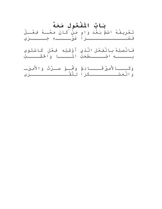 ‫ب‬ُ ‫ببا‬َ‫ل‬ِ‫علو‬ُ ‫ف‬ْ‫ع‬‫مل‬َ‫اءا‬‫ه‬ُ‫ع‬َ‫م‬َ
‫ن‬ْ‫ٍس‬‫م‬َ‫ٍة‬‫ن‬َ‫كبا‬َ‫ه‬ُ ‫آ‬‫ق‬‫عق‬ْ‫ِر‬‫م‬َ‫ٍة‬‫ل‬ُ‫ه‬‫ق‬‫عق‬ْ‫ِر‬‫ف‬ِ‫ْس‬
‫ه‬ِ‫ْس‬‫يققققق‬ْ‫ِر‬ِ‫غْس‬َ‫ر ى‬َ‫
ا‬‫جققققق‬َ‫
ا‬
‫ه‬ُ ‫آ‬‫ف‬ُ‫ه‬‫رفي‬ِ‫ع‬ْ‫ِر‬‫ت‬َ‫م‬ٌ ‫ذ‬‫س‬ْ‫َب‬‫تا‬‫د‬َ‫
ا‬‫ع‬ْ‫ِر‬‫ب‬َ‫ٍة‬‫و‬ٍ ‫ق‬‫وتا‬َ‫ٍة‬
‫رتا‬َ‫
ا‬‫سققققققققققققق‬َّ‫ر‬‫ف‬َ
‫ه‬ِ‫ْس‬‫ب‬ْ‫َب‬‫ش‬ِ‫ْس‬‫و‬ْ‫َب‬‫أ‬‫ل‬ٍ ‫ق‬‫ع‬ْ‫ِر‬‫ف‬ِ‫ْس‬‫و ى‬َ‫ٍة‬‫ت‬َ‫س‬ْ‫َب‬‫كبا‬َ
‫لققققبا‬َ‫تا‬‫ب‬ْ‫َب‬‫شقققق‬َ‫خل‬َ‫وتا‬َ‫ٍة‬ ‫ج‬
‫ه‬ُ ‫آ‬‫ب‬ْ‫َب‬‫ص‬ِ‫ْس‬‫ن‬ْ‫ٍس‬‫فبا‬َ‫ل‬ِ‫ع‬ْ‫ِر‬‫ف‬ِ‫ْس‬‫ل‬ْ‫ٍس‬‫ببا‬ِ‫ذ ي‬ِ‫ْس‬‫ل‬َّ‫ر‬‫تا‬
‫ه‬ِ‫ْس‬‫بققققق‬ِ‫ب‬ْ‫َب‬‫ح‬َ‫
ا‬‫ط‬َ‫صققققق‬ْ‫َب‬‫تا‬
‫و‬ُ‫ق‬‫نق‬َْ‫ٍس‬‫و‬َ‫ٍة‬‫ت‬ُ ‫آ‬‫ر‬ْ‫ِر‬‫ق‬‫سق‬ِ‫ْس‬‫ق‬‫يق‬َ‫
ا‬‫م‬ِ‫ْس‬‫وتال‬َ‫ٍة‬
‫ر ى‬َ‫
ا‬‫اققققققققققققق‬ُ‫له‬ْ‫ٍس‬‫ل‬ِ‫ْس‬
‫ي‬ُ ‫آ‬‫م‬ِ‫ْس‬‫قققبال‬‫كق‬َ‫و‬َ‫ٍة‬‫م‬ٌ ‫ذ‬‫د‬ِ‫ْس‬‫قققبا‬‫قق‬َ
‫رتا‬َ‫
ا‬‫ك‬َ‫سققققققققق‬ْ‫َب‬‫ع‬َ‫
ا‬‫ل‬ْ‫ٍس‬‫وتا‬َ‫ٍة‬‫ج‬
 