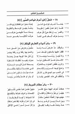 السلسبيل الشافي ورسالة قصر المنفصل لحفص