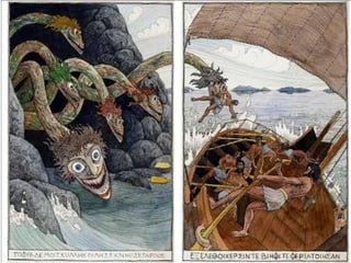 Τέρατα Οδύσσεια-Σκύλλα και Χάρυβδη