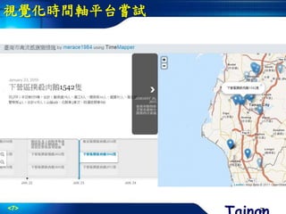<7> 7
視覺化時間軸平台嘗試
 