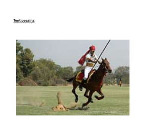 Tent pegging
 