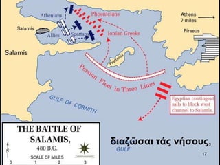 διαζῶσαι τάς νήσους,
17
 