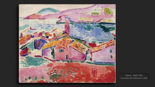 Ματίς, 1869-1954
«Les toits de Collioure», 1905
 