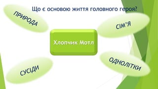 Хлопчик Мотл
Що є основою життя головного героя?
 