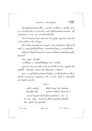 ª√‘®‡©∑∑’Ë Ú ¡—µµ“«ÿµµ‘π‘‡∑» 109
‚¥¬‡Àµÿ∑’Ë§√ÿ∑â“¬¢Õß§“∂“π’È¡’ Ú æ¬“ß§å §“∂“π’È®÷ß¡’ ¯ §≥–‰¥â ‡æ√“–
§√ÿ Ú æ¬“ß§å√«¡‡ªìπ Ù ¡“µ√“À√◊Õ Ò §≥– §—¡¿’√å«ƒµµ√—µπ“°√æ¬“¢¬“ (Õ∏‘
∫“¬ª√‘®‡©∑ Ú §“∂“ ÒÒ) °≈à“«‡°’Ë¬«°—∫‡√◊ËÕßπ’È«à“
Õ√‘¬“¬Ì À‘ ªÿæ⁄æ∑⁄‡∏  §√ÿ°“  µ⁄µ §≥“. Õ‘À µÿ ªÿ≥⁄≥“ ÕØ˛ü §≥“ Õ∑⁄∏∑⁄«‡¬ªî
¿«π⁄µ‘. Õπ⁄µ‘‚¡ µÿ §‚≥ ∑⁄«‘§√ÿ‡√«.
Õπ÷Ëß „π§√÷Ëß·√°¢ÕßÕ√‘¬“§“∂“ §≥–¡’ ˜ §≥– æ√âÕ¡°—∫§√ÿ ·µà„π§“∂“π’È
§≥–¡’ ¯ §≥–∫√‘∫Ÿ√≥å„π§√÷Ëß∑—Èß Õß  à«π§≥–∑â“¬‡ªìπ§√ÿ Ú æ¬“ß§åπ—Ëπ‡∑’¬«
¡µ‘∑’Ë°≈à“«‰«â„π§—¡¿’√å«ƒµµ√—µπ“°√æ¬“¢¬“π’È§≈âÕ¬µ“¡©—π∑å —π °ƒµÕ◊Ëπ
¥—ßµàÕ‰ªπ’È
Õ∑⁄‡∏ « ÿ§≥“ Õ√‘¬“§’µ‘.Ò
§“∂“∑’Ë¡’§≥– ¯ §≥–„π§√÷Ëß[∑—Èß Õß] ™◊ËÕ«à“ Õ√‘¬“§’µ‘
ÕØ˛ü §≥“ ªü‡¡ Õ∑⁄‡∏ ¬ ⁄ “ ¿«π⁄µ‘,  “ Õ√‘¬“§’µ‘ π“¡“√‘¬“. ÕØ˛ü‚¡ªî §‚≥
®µÿ¡µ⁄µ‘‚° ¿«µ’µ⁄¬µ⁄‚∂. «‘‡  “¿“«‚µ ∑ÿµ‘¬¡ª⁄¬∑⁄∏Ì µ“∑‘ ‡¡«.Ú
§≥– ¯ §≥–„π§√÷Ëß·√°¢Õß§“∂“„¥¡’Õ¬Ÿà §“∂“π—Èπ‡ªìπÕ√‘¬“§“∂“™◊ËÕ«à“
Õ√‘¬“§’µ‘ À¡“¬§«“¡«à“ ·¡â§≥–∑’Ë ¯ °Á¡’ Ù ¡“µ√“ §√÷Ëß∑’Ë Ú °Á‡ªìπ‡™àππ—Èπ
‡æ√“–‰¡à¡’§«“¡µà“ß°—π
µ—«Õ¬à“ß
‡Õ‡ ‚  ‡Õµπ⁄µ‘ª⁄- ª ‘∑⁄∏‘ ‚≈° ⁄  ‚Àµ‘ ¬µ⁄∂µ⁄‡∂ ÿ
∂’ªÿ¡πªÿè °“π‘µ⁄- ¬ÿ®⁄®π⁄‡µ µ“π‘¡“π‘ ‚≈‡°π“µ⁄∂“.Û
§«“¡ª√“°Ø·°à™“«‚≈°„π‡π◊ÈÕ§«“¡‡À≈à“„¥«à“ ‡Õ “, ‡Õ
‚ , ‡ÕµÌ ¡’Õ¬Ÿà ™“«‚≈°°≈à“«‡π◊ÈÕ§«“¡‡À≈à“π—Èπ«à“‡ªìπÕ‘µ∂’
≈‘ß§å, ªÿß≈‘ß§å ·≈–πªÿß °≈‘ß§å
Ò ª©. Ù/ÛÒ Ú Õ π. Ù/ÛÒ Û æ«. Àπâ“ Û˘
 