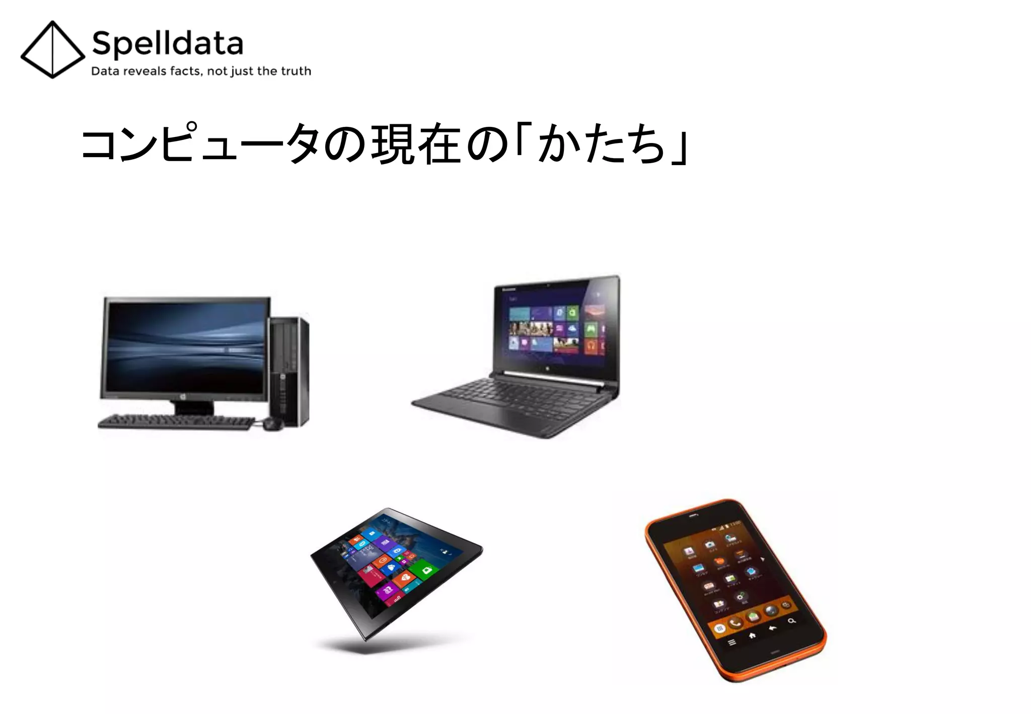 コンピュータの現在の「かたち」
 