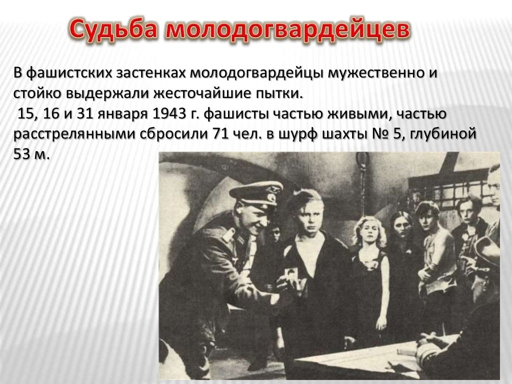 Место казни молодогвардейцев