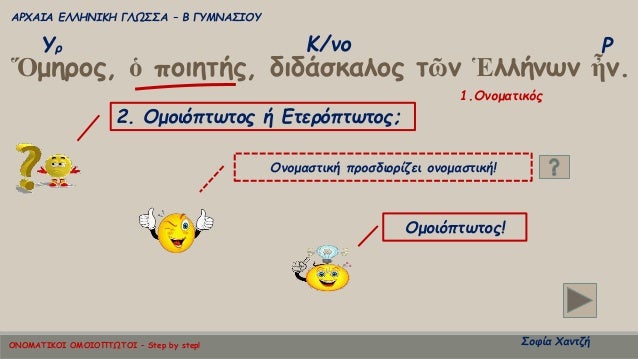 ÎΡΧÎÎÎ ÎÎÎÎÎÎÎÎ ÎÎΩΣΣΠâ Î ÎÎ¥ÎÎÎΣÎÎÎ¥
ΣοÏία ΧανÏζή
2. ÎμοιÏÏÏÏÏÎ¿Ï Î® ÎÏεÏÏÏÏÏÏοÏ;
ÎνομαÏÏική ÏÏοÏδιοÏίζει ονομαÏÏική!
ÎμοιÏÏ...