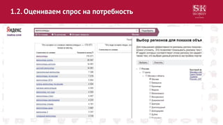 1.2. Оцениваем спрос на потребность
 