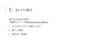 1. LrǤx
ȡzߤLrʹ
? ӻϥ˩`Playmemories Home
1. ͥǤäƤ
2. x
3. F
 