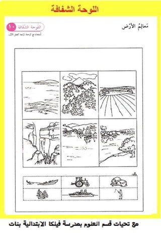 دليل اللوحات الشفافة للصف الثاني الابتدائي للفصل الدراسي الثاني  