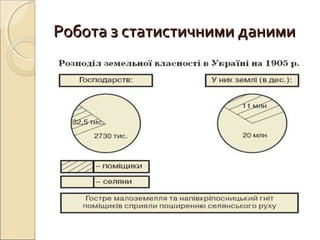 Робота з статистичними данимиРобота з статистичними даними
 