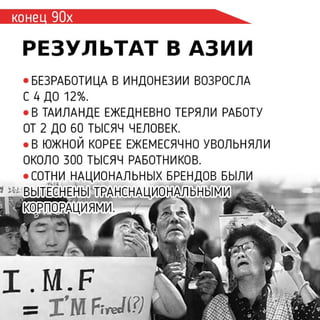 Причина экономических кризисов за последние 60 лет. Наоми Кляйн 