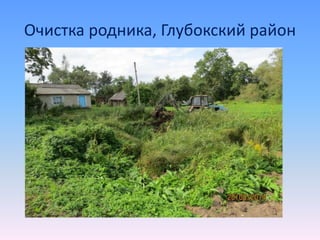 Очистка родника, Глубокский район
 