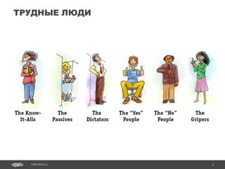 3CONFIDENTIAL
ТРУДНЫЕ ЛЮДИ
Confidential 3
 