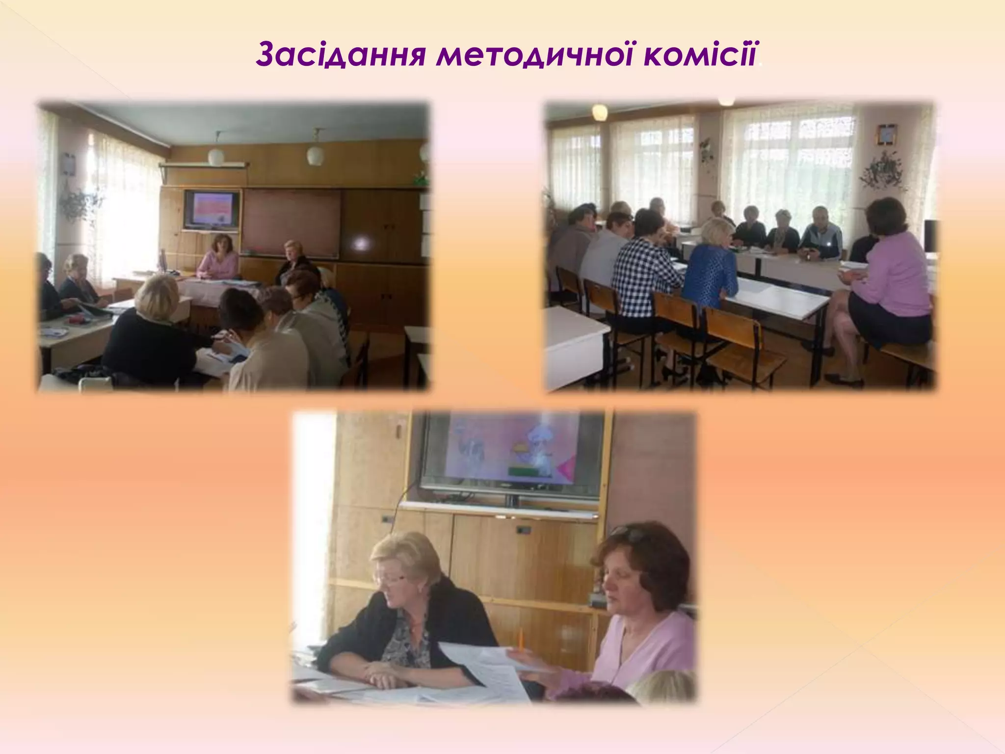 Засідання методичної комісії.
 