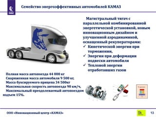 КАМАЗ: заказ на инновации в сфере грузового транспорта, Д.Вдовин | PPT