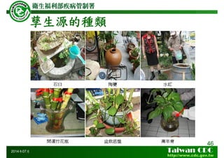 孳生源的種類
46
2014年07月
 