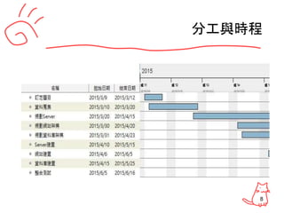 8
分工與時程
 