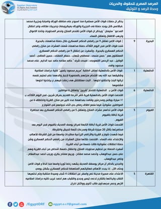 ‫محمد‬ ‫وجزيرة‬ ‫وامبابة‬ ‫الوراق‬ ‫مناطق‬ ‫على‬ ‫اسبوع‬ ‫منذ‬ ‫مستمرة‬ ‫األمن‬ ‫قوات‬ ‫حمالت‬ ‫ان‬ ‫يذكر‬
‫اعتقال‬ ‫وتم‬ ‫مالكى‬ ‫وعربيات‬ ‫بميكروبصات‬ ‫والوراق‬ ‫الجزيرة‬ ‫فى‬ ‫حملة‬ ‫يوجد‬ ‫كان‬ ‫,فباالمس‬
‫ا‬ ‫وتاخذ‬ ‫المحتويات‬ ‫وتدمر‬ ‫المنازل‬ ‫تقتحم‬ ‫األمن‬ ‫قوات‬ ‫ان‬ ‫ويذكر‬ " ‫سليمان‬ " ‫المدعو‬‫الموال‬
.‫النساء‬ ‫وتعتقل‬ ‫االطفال‬ ‫وترهب‬
‫البحيرة‬1‫تعتقل‬ ‫االمن‬ ‫قوات‬ |1‫بالبحيرة‬ ‫مداهمات‬ ‫حملة‬ ‫خالل‬ ‫العسكري‬ ‫الحكم‬ ‫رافضي‬ ‫من‬
‫رافضي‬ ‫منازل‬ ‫من‬ ‫العشرات‬ ‫شملت‬ ‫مداهمات‬ ‫حملة‬ ‫الثالثاء‬ ‫اليوم‬ ‫فجر‬ ‫األمن‬ ‫قوات‬ ‫شنت‬
‫إعتقال‬ ‫عن‬ ‫وأسفرت‬ ، ‫بالبحيرة‬ ‫العسكري‬ ‫الحكم‬1‫الع‬ ‫الحكم‬ ‫رافضي‬ ‫من‬.‫سكري‬
‫أحمد‬ ، ‫الصافي‬ ‫حسين‬ ، ‫الصفتى‬ ‫حسام‬ ، ‫شهاب‬ ‫مصطفي‬ ، ‫منسى‬ ‫حسن‬ " ‫هم‬ ‫المعتقلون‬
‫محمد‬ ‫.على‬ ‫الدايم‬ ‫عبد‬ ‫حامد‬ ‫سالمه‬ ‫حامد‬ " ‫شرف‬ ‫صبحى‬ ، ‫القهوجى‬ ‫الرحمن‬ ‫عبد‬ ، ‫الوكيل‬
‫وافى‬ ‫محمود‬
‫الدقهلية‬0‫اسالمية‬ ‫دراسات‬ ‫كلية‬ "‫ياسين‬ ‫محمود‬ ‫"مريم‬ ‫الطالبة‬ ‫تعتقل‬ ‫بالدقهلية‬ ‫األمن‬ ‫قوات‬
‫و‬‫نفسه‬ ‫تسليم‬ ‫علي‬ ‫والدهما‬ ‫إلجبار‬ ‫بالمنصورة‬ ‫منزلهم‬ ‫اقتحام‬ ‫بعد‬ ‫اهلل‬ ‫عبد‬ ‫شقيقها‬
‫اخوها‬ ‫بياخدوا‬ ‫ع‬ ‫فيهم‬ ‫زعقت‬ ‫هى‬ ‫معتقلتش‬ ‫البنت‬ .. ‫اخوها‬ ‫واعتقلو‬ ‫البنت‬ ‫تركوا‬
‫فشتموها‬
‫الدقهلية‬5‫وتعتقل‬ "‫"شربين‬ ‫تقتحم‬ ‫الدقهلية‬ ‫بـ‬ ‫األمن‬ ‫قوات‬5‫مواطنين‬
‫قرية‬ ‫بالدقهلية‬ ‫األمن‬ ‫قوات‬ ‫اقتحمت‬‫بـ‬ ،‫الثالثاء‬ ‫اليوم‬ ‫فجر‬ ،‫شربين‬ ‫بمركز‬ ‫القديم‬ ‫الترعة‬ ‫كفر‬
٠٥‫واختطاف‬ ‫القرية‬ ‫منازل‬ ‫من‬ ‫كبير‬ ‫عدد‬ ‫بمداهمة‬ ‫وقامت‬ ‫ومدرعتين‬ ‫بوكس‬ ‫سيارة‬5‫من‬
‫الشوارع‬ ‫في‬ ‫تجولهم‬ ‫اثناء‬ ‫حي‬ ‫رصاص‬ ‫اطالق‬ ‫ُمع‬‫س‬ ‫فيما‬ ،ً‫ا‬‫عشوائي‬ ‫المواطنين‬
‫الفيوم‬2‫وتعتقل‬ ‫المنازل‬ ‫عشرات‬ ‫تداهم‬ ‫األمن‬ ‫قوات‬2‫رافض‬ ‫من‬‫محاصرة‬ ‫بعد‬ ‫العسكري‬ ‫الحكم‬ ‫ي‬
‫بالفيوم‬ ‫أباظة‬ ‫قرية‬
. ‫الفيوم‬
‫بعد‬ ‫اليوم‬ ‫فجر‬ ‫بالفيوم‬ ‫الصديق‬ ‫يوسف‬ ‫لمركز‬ ‫التابعة‬ ‫أباظة‬ ‫قرية‬ ‫األمن‬ ‫قوات‬ ‫اقتحمت‬
‫بأكثر‬ ‫محاصرتها‬51.‫والشرطة‬ ‫للجيش‬ ‫تابعة‬ ‫ومدرعات‬ ‫شرطة‬ ‫سيارة‬
‫الش‬ ‫قبل‬ ‫من‬ ‫واسعة‬ ‫مطاردات‬ ‫الزراعية‬ ‫واألراضي‬ ‫القرية‬ ‫شوارع‬ ‫شهدت‬ ‫فيما‬‫لألهالي‬ ‫رطة‬
‫وشن‬ ‫العسكري‬ ‫الحكم‬ ‫رافضي‬ ‫من‬ ‫العشرات‬ ‫منازل‬ ‫خاللها‬ ‫اقتحمت‬ ، ‫النساء‬ ‫على‬ ‫واإلعتداء‬
.‫القرية‬ ‫أبناء‬ ‫من‬ ‫خمسة‬ ‫طالت‬ ‫عشوائية‬ ‫اعتقاالت‬ ‫حملة‬
‫وهم‬ ‫القرية‬ ‫أبناء‬ ‫من‬ ‫أشخاص‬ ‫خمسة‬ ‫واعتقال‬ ‫المنازل‬ ‫محتويات‬ ‫تحطيم‬ ‫عن‬ ‫الحملة‬ ‫أسفرت‬
‫ور‬ ، ‫مفتاح‬ ‫محمد‬ ‫وأحمد‬ ،‫عبدالوهاب‬ ‫حسن‬ ‫علي‬، ‫عبدالسالم‬ ‫احمد‬ ‫ورجب‬ ،‫بكرى‬ ‫مفتاح‬ ‫بيع‬
.‫عبدالوهاب‬ ‫وناصر‬
‫االمن‬ ‫قوات‬ ‫اندالع‬ ‫منذ‬ ‫واسعا‬ ‫ثوريا‬ ‫زخما‬ ‫يشهد‬ ‫الصديق‬ ‫يوسفق‬ ‫مركز‬ ‫أن‬ ‫بالذكر‬ ‫والجدير‬
‫يومي‬ ‫بشكل‬ ‫العسكري‬ ‫للحكم‬ ‫المناهضة‬ ‫فعالياتهم‬ ‫األهالي‬ ‫يجدد‬ ‫إذ‬ ، ‫اآلن‬ ‫وحتى‬
‫القاهرة‬2‫عن‬ ‫واسفر‬ ‫نصر‬ ‫مدينة‬ ‫مسيرة‬ ‫على‬ ‫االعتداء‬‫اعتقاالت‬2‫تخلعيها‬ ‫وتم‬ ‫منتقبة‬ ‫وسيدة‬ ‫شباب‬
‫اسالميه‬ ‫دراسات‬ ‫كليه‬ ‫غريب‬ ‫احمد‬ ‫هم‬ ‫والشباب‬ ‫وجدى‬ ‫تيسير‬ ‫تدعى‬ ‫بالشارع‬ ‫وايذائها‬ ‫النقاب‬
‫اخران‬ ‫وواثنان‬ ‫ثانوى‬ ‫طالب‬ ‫مجهداوى‬ ‫وعمر‬ ‫االزهر‬
 