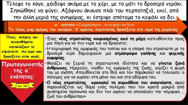 Î¤Î­Î»ÎµÏˆÎµ Ï„Î¿ Î»ÏŒÎ³Î¿, Ï‡Î¬Î¹Î´ÎµÏˆÎµ Î±ÎºÏŒÎ¼Î± Î¼Îµ Ï„Î¿ Ï‡Î­ÏÎ¹, Î¼Îµ Ï„Î¿ Î¼Î¬Ï„Î¹ Ï„Î¿ Î´ÏÎ¿ÏƒÎµÏÏŒ Î½ÎµÏÎ¬ÎºÎ¹.
Î£Î·ÎºÏŽÎ¸Î·ÎºÎµ Î½Î± Ï†ÏÎ³ÎµÎ¹. Î‘Î¾Î¬Ï†Î½Î¿Ï… Î¬ÎºÎ¿Ï…ÏƒÎµ Ï€Î»Î¬Î¹ Ï„Î¿Ï… Ï€ÎµÏÏ€Î±Ï„Î·...