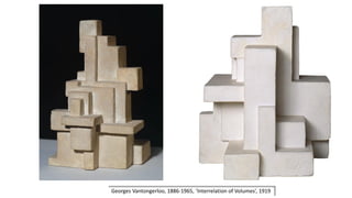 Georges Vantongerloo, 1886-1965, ‘Interrelation of Volumes’, 1919
 