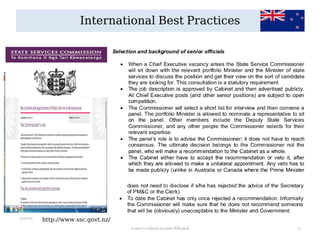 International Best Practices
22/04/58
ศาสตราจารย์พิเศษ ดร.ทศพร ศิริสัมพันธ์ 12
http://www.ssc.govt.nz/
 