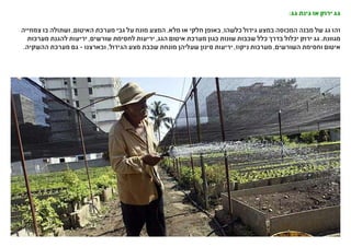 :‫גג‬ ‫גינת‬ ‫או‬ ‫ירוק‬ ‫גג‬
‫צמחייה‬ ‫בו‬ ‫ושתולה‬ ,‫האיטום‬ ‫מערכת‬ ‫גבי‬ ‫על‬ ‫מונח‬ ‫המצע‬ .‫מלא‬ ‫או‬ ‫חלקי‬ ‫באופן‬ ,‫כלשהו‬ ‫גידול‬ ‫במצע‬ ‫המכוסה‬ ‫מבנה‬ ‫של‬ ‫גג‬ ‫זהו‬
‫מערכות‬ ‫להגנת‬ ‫יריעות‬ ,‫שורשים‬ ‫לחסימת‬ ‫יריעות‬ ,‫הגג‬ ‫איטום‬ ‫מערכת‬ ‫כגון‬ ‫שונות‬ ‫שכבות‬ ‫כלל‬ ‫בדרך‬ ‫יכלול‬ ‫ירוק‬ ‫גג‬ .‫מגוונת‬
.‫ההשקיה‬ ‫מערכת‬ ‫גם‬ - ‫ובארצנו‬ ,‫הגידול‬ ‫מצע‬ ‫שכבת‬ ‫מונחת‬ ‫שעליהן‬ ‫סינון‬ ‫יריעות‬ ,‫ניקוז‬ ‫מערכות‬ ,‫השורשים‬ ‫וחסימת‬ ‫איטום‬
 