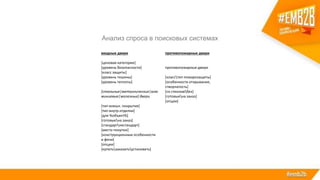 входные двери
[ценовая категория]
[уровень безопасности]
[класс защиты]
[уровень тишины]
[уровень теплоты]
[стальные|металлические|алю
миниевые|железные] двери
[тип внешн. покрытия]
[тип внутр.отделки]
[для %объект%]
[готовыена заказ]
[стандартнестандарт]
[место покупки]
[конструкционные особенности
и фичи]
[опции]
[купитьзаказатьустановить]
противопожарные двери
противопожарные двери
[класстип пожарозащиты]
[особенности открывания,
створчатость]
[со стекломбез]
[готовыена заказ]
[опции]
Анализ спроса в поисковых системах
 