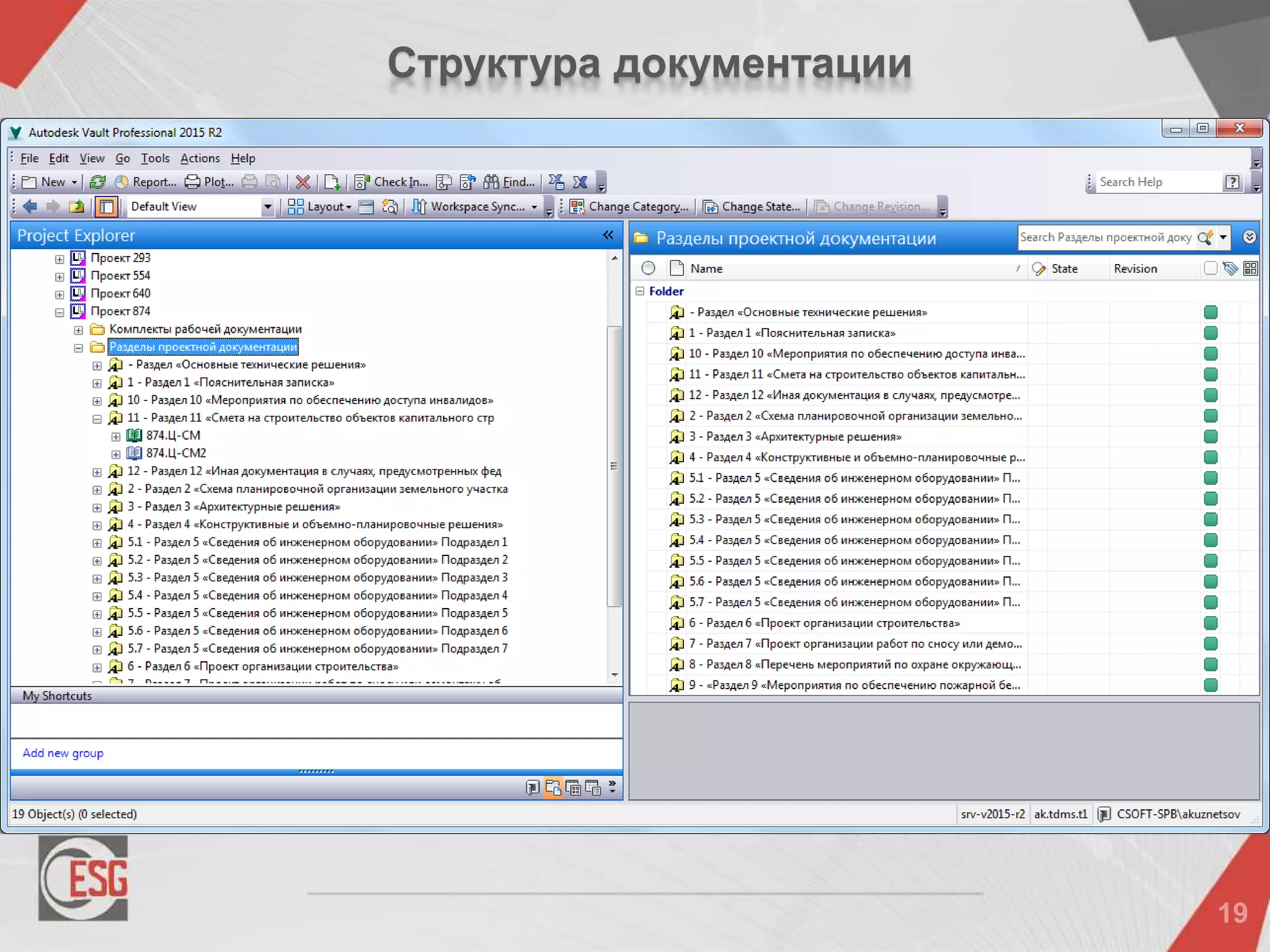 Структура документации
 