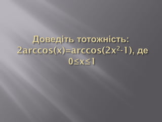 Інформаційно-дослідницький проект застосування похідної
