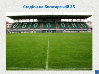 Стадіон на Богатирській 2Б
 