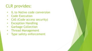 .Net Fundamentals | PPTX