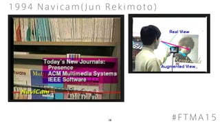 18 #FTMA15
1994 Navicam(Jun Rekimoto)
 